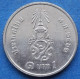 THAILAND - 1 Baht BE2562 2019AD "Crowned Monogram" Y# 574 Rama X Phra Maja Vajiralongkorn (2016) - Edelweiss Coins - Thaïlande