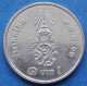 THAILAND - 1 Baht BE2562 2019AD "Crowned Monogram" Y# 574 Rama X Phra Maja Vajiralongkorn (2016) - Edelweiss Coins - Tailandia