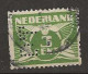 1925 USED Nederland NVPH R4 Zonder Watermerk Perfin - Gebraucht