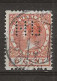 1925 USED Nederland NVPH R7 Zonder Watermerk Perfin - Oblitérés