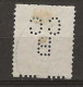 1925 USED Nederland NVPH R12 Zonder Watermerk Perfin - Used Stamps