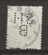 1925 USED Nederland NVPH R14 Zonder Watermerk Perfin - Oblitérés