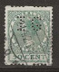 1925 USED Nederland NVPH R17 Zonder Watermerk Perfin - Used Stamps