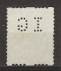 1925 USED Nederland NVPH R17 Zonder Watermerk Perfin - Oblitérés