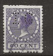 1925 USED Nederland NVPH R18 Zonder Watermerk Perfin - Oblitérés