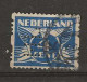 1926 USED Nederland NVPH R21 Met Watermerk Perfin - Oblitérés