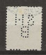 1926 USED Nederland NVPH R22 Met Watermerk Perfin - Used Stamps