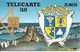 CARTE PUCE-SMART1-TAAF 1-25U-ELEPHANTS DE MER-Armoiries-LUXE-TRES RARE - TAAF - French Southern And Antarctic Lands