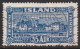 00995/ Iceland 1925 Sg154 35a Blue Used Reykjavik And Esjaberg Cv £10 (Crease) - Oblitérés