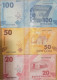 KYRGYZSTAN 20 50 100 Som 2023 P W34 W35 W36 UNC Set Of 3 Banknotes With Last 2 Matching Serials - Kirghizistan