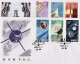 1986-Cina China T108, Scott 2020-25 Space Flight Fdc - Briefe U. Dokumente