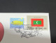 7-3-2024 (2 Y 22) COVID-19 4th Anniversary - Maldives - 7 March 2024 (with Maldives UN Flag Stamp) - Malattie