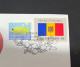 7-3-2024 (2 Y 22) COVID-19 4th Anniversary - Moldova - 7 March 2024 (with Moldova UN Flag Stamp) - Malattie