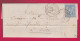 N°78 CAD TYPE 17 MONACO PRINCIPAUTE POUR NICE ALPES MARITIMES LETTRE - ...-1885 Precursores