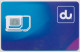 UAE GSM (SIM) CARD GETDU TELECOM PERFECT MINT UNUSED - Verenigde Arabische Emiraten
