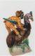 Delcampe - 7 Scraps  Découpis  Black People  Riding A Ostrich , Crocodile , Rinoceros , Donkey ,Hipopothamus , Camel - Animales