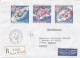 NIGER -1976 -Lettre Recommandée DOSSO Pour CHATOU-78 (France)-timbre "Coopération Spatiale USA-URSS " -- Cachet - Níger (1960-...)