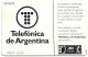Phonecard - Argentina, Culture, N°1127 - Verzamelingen