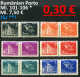 Rumänien 1957 - Romina 1957 - Roumenie 1957 - Rominia 1957 - Michel Porto 101-106 - * MH Falz - Postage Due