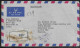 India. Stamps Sc. 412, 736a (on Reverse) On Air Mail Registered Letter, Sent From Calcutta In 21.01.1978 To England. - Covers & Documents