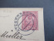 1919 Österreich GA 10 Heller Mit Großem Stempel Atzgersdorf Abs. Stempel Gemeindeamt Atzgersdorf Nach Stuttgart Gesendet - Briefkaarten
