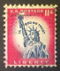 United States, Scott #1044A, Used(o), 1961, Statue Of Liberty, 11¢, Carmine And Blue - Gebruikt