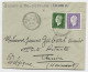 FRANCE DULAC 3FR+1FR LETTRE FACTEUR BOITIER ST JALLE 31.7.45 DROME POUR BELGIQUE AU TARIF - 1944-45 Marianne (Dulac)