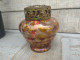 Ancien Vase Pique Fleurs Verre Millefiori Kralik Glass Art Déco - Verre & Cristal