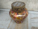 Delcampe - Ancien Vase Pique Fleurs Verre Millefiori Kralik Glass Art Déco - Verre & Cristal