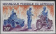 Cameroun 1966 Y&T PA 84. Feuillet De Luxe, Non Dentelé Et FDC. Forces Armées, Gendarmerie. Moto, Véhicule D'intervention - Politie En Rijkswacht