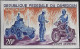 Cameroun 1966 Y&T PA 84. Feuillet De Luxe, Non Dentelé Et FDC. Forces Armées, Gendarmerie. Moto, Véhicule D'intervention - Police - Gendarmerie