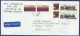 CANADA POSTAL USED AIRMAIL COVER TO BELGIUM - Luchtpost