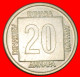 COMMUNIST STAR (1988-1989): YUGOSLAVIA  20 DINARS 1988 REDUCED TYPE! · LOW START ·  NO RESERVE! - Yougoslavie