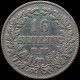 LaZooRo: Denmark 16 Skilling 1857 VF / XF - Silver - Danemark