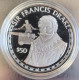 Cook Islands Silver 50 Dollar 1988 KM-68. Sir Francis Drake. PROOF - Islas Cook