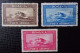 Rumänien Mi 336-338 Y , Sc C4-C6 , Flugpostmarken , Wz 4 Liegend , Gestempelt - Used Stamps