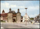 Ansichtskarte Jülich Hexen-Turm, Straßenpartie - Colorfotokarte 1971 - Jülich