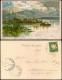 Ansichtskarte Chiemsee Fraueninsel - Chiemsee - Künstlerkarte 1905 - Chiemgauer Alpen