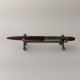 Vintage Markant Apart Ballpoint Pen Dark Red Plastic Chrome Trim Germany #5504 - Schreibgerät