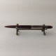 Vintage Markant Apart Ballpoint Pen Dark Red Plastic Chrome Trim Germany #5504 - Penne