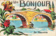 87 - HAUTE-VIENNE - RANCON - Carte Fantaisie Ancienne "un Bonjour De" - Illustration - 10413 - Rilhac Rancon