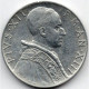 VATICANO  PIO XII 5 Lire ANNO 1951 - Vatican