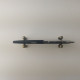 Vintage Paper Mate Capri III Black & Chrome Double Heart Ballpoint Pen #5507 - Schrijfgerief