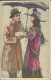 BOMPARD SIGNED 1910s POSTCARD - COUPLE UNDER UMBRELLA & SNOW - N.904/4 (5119) - Bompard, S.