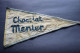 Fanion 1900  CHOCOLAT MENIER  Brodé  Publicitaire - Chocolat