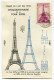 !!! CARTE MAXIMUM TOUR EIFFEL CACHET ARTS ET FETES - 1930-1939