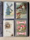 Delcampe - 68 Cpa Gaufrées-- 68 Embossed Vintage Postcards - Collections & Lots