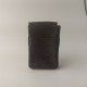 Vintage Genuine Leather Cigarette Case Cover Brown Flap Closure #5509 - Other & Unclassified
