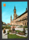 Espagne -n° 313 - ZARAGOZA - Plaza (Place) De Notre-Dame Du Pilar - Une Fillette Observe 2 Statues De Femmes - Fiat 500 - Zaragoza