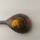 Delcampe - Vintage Khokhloma Wooden Spoon. Hand Painted In Russia Russian Art  #5510 - Löffel